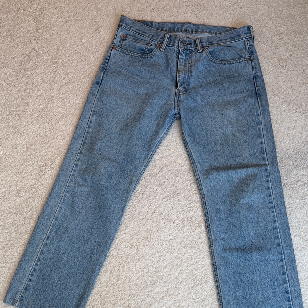 Levi's Men's Light Blue Straight Jeans